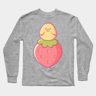 Strawberry birb Long Sleeve T-Shirt